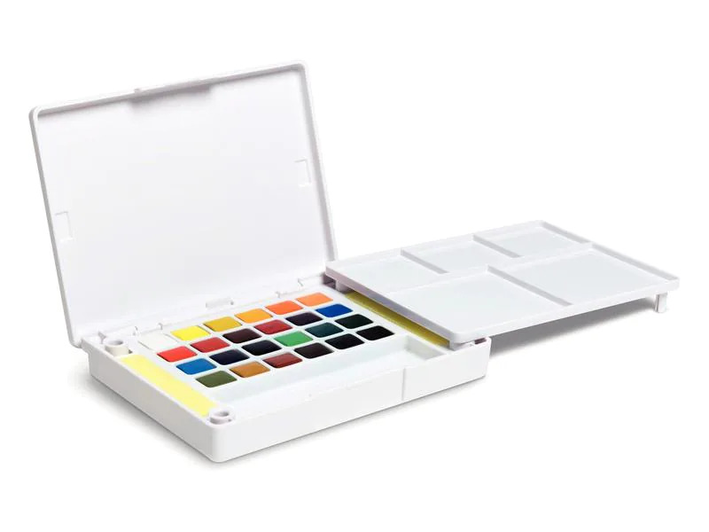 Talens Aquarellfarbe Koi Pocket Field Sketch Box 24 Näpfchen