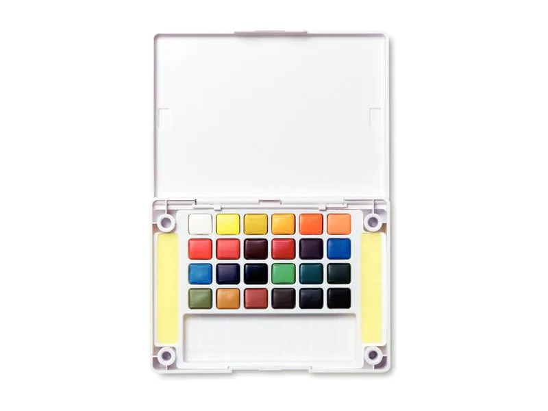Talens Aquarellfarbe Koi Pocket Field Sketch Box 24 Näpfchen