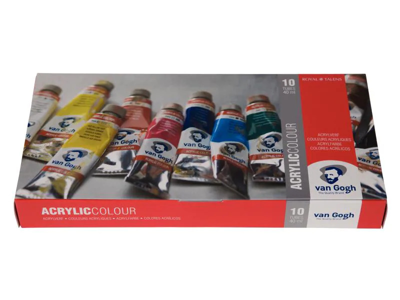 Van Gogh Acrylfarbe Basic-Set, 40 ml, Mehrfarbig