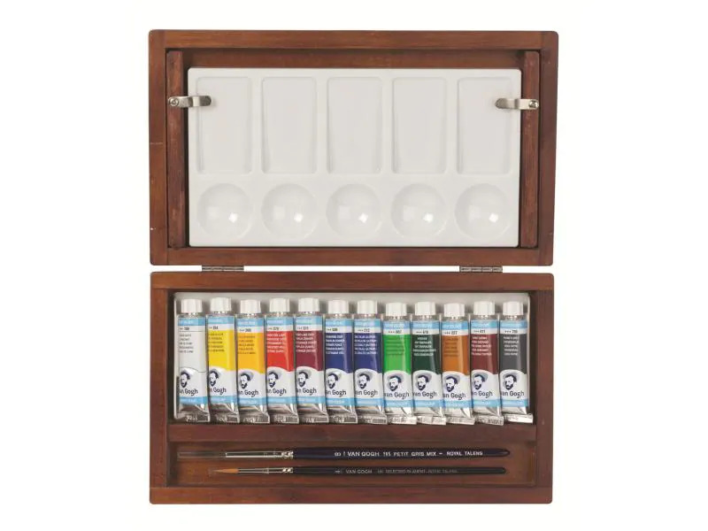 Van Gogh Aquarellfarbe Malkasten 12er-Set, Mehrfarbig