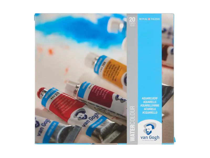 Van Gogh Aquarellfarbe Malkasten 20er-Set, Mehrfarbig