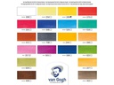 Van Gogh Aquarellfarbe Malkasten 20er-Set, Mehrfarbig