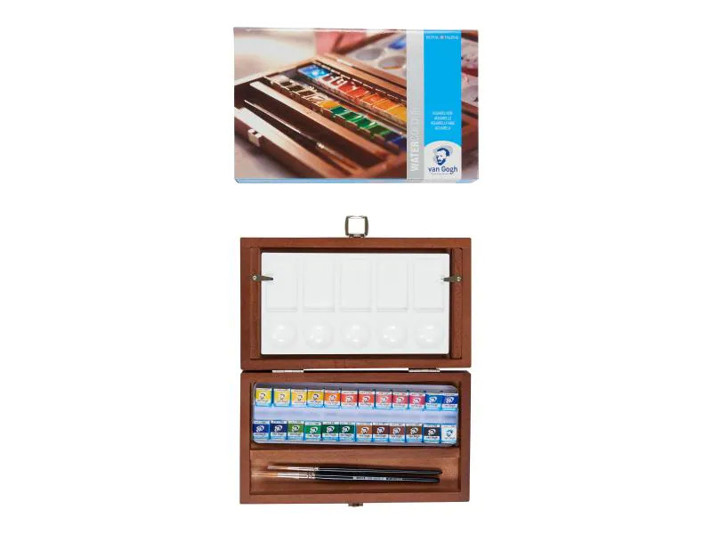 Van Gogh Aquarellfarbe Malkasten 24 Näpfchen, Mehrfarbig