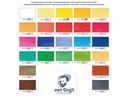 Van Gogh Aquarellfarbe Malkasten 24 Näpfchen, Mehrfarbig