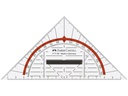 Faber-Castell Geodreieck 14 cm mit Griff