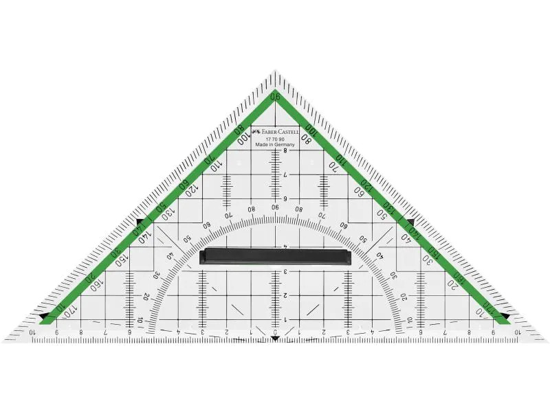 Faber-Castell Geodreieck 20 cm mit Griff