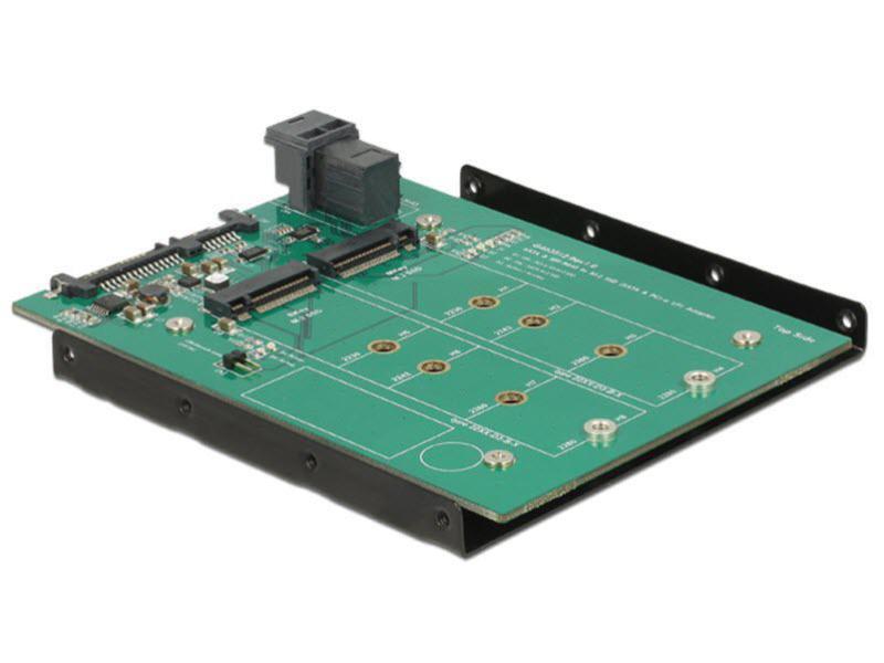 Delock 3.5-Adapterplatine M.2 - U.2