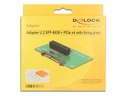 Delock Adapterplatine U.2 - PCI-Express x4 extern