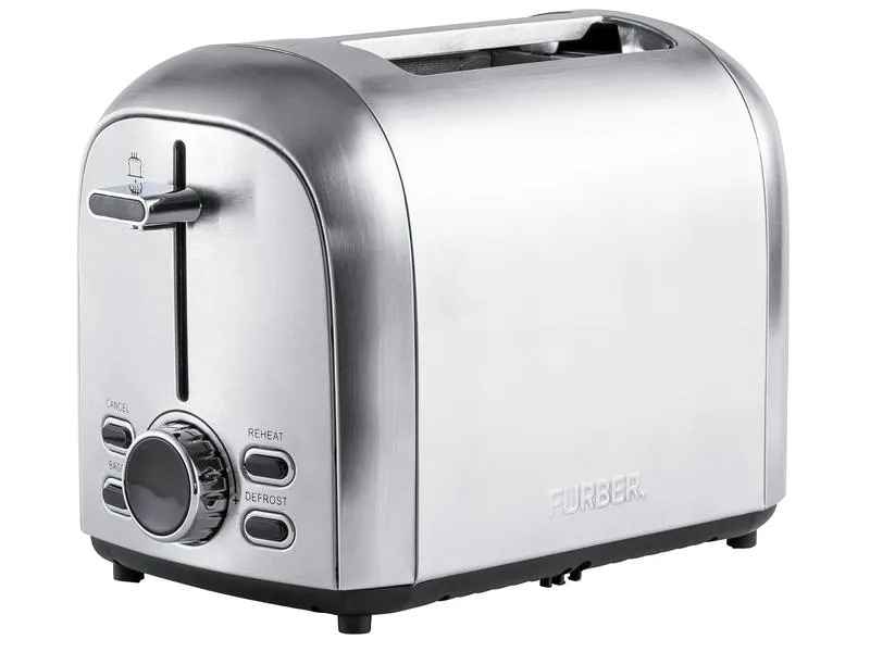 FURBER Toaster Digital Silber