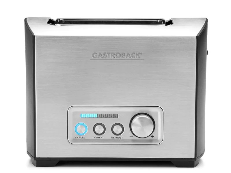 Gastroback Toaster Rowlett Design Pro 2 Silber