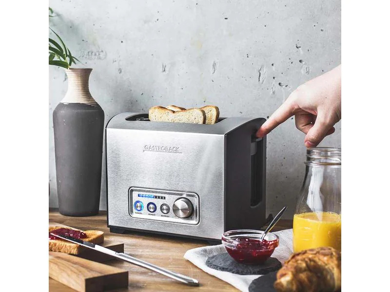 Gastroback Toaster Rowlett Design Pro 2 Silber