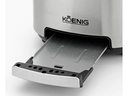 Koenig Toaster Steel Line Silber/Schwarz