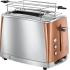 Russell Hobbs Toaster Luna Copper Silber