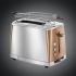 Russell Hobbs Toaster Luna Copper Silber