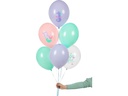 Partydeco Luftballon Meereswelt Grün/Rosa/Violett, Ø 30 cm, 6 Stück