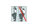 Mentrex Feuerleiter 12 m mit Abstandshalter