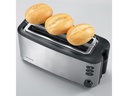 Severin Toaster Automatik-Langschlitz 2509 Silber/Schwarz