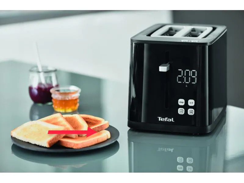 Tefal Toaster Smart'n Light Schwarz