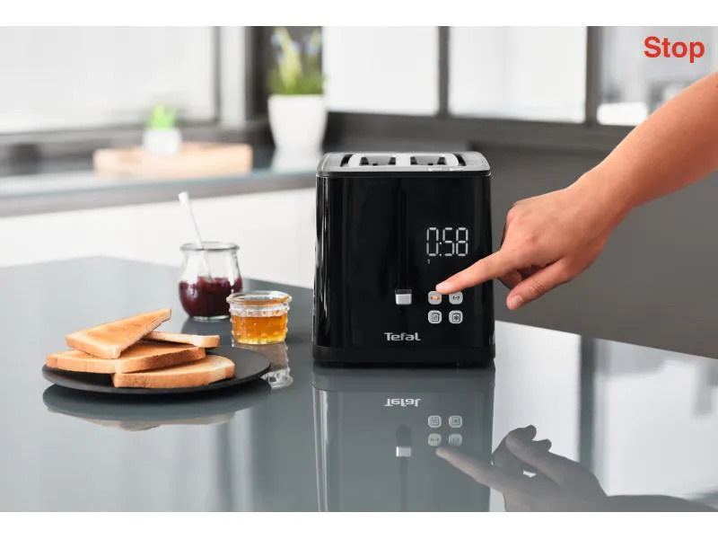 Tefal Toaster Smart'n Light Schwarz