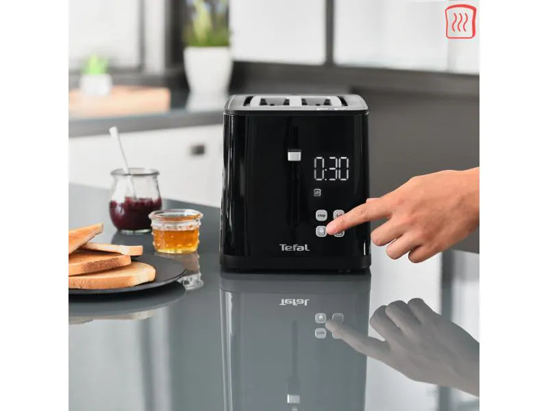 Tefal Toaster Smart'n Light Schwarz