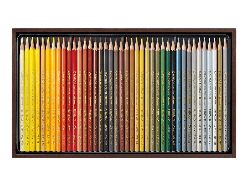 Caran d'Ache Holzkoffer Prismalo 80 Stück