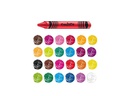 Carioca Wachsmalkreide Maxi Wax Dose Ø 12 mm, 50-teilig, Mehrfarbig