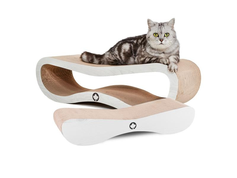 CanadianCat Kratzmöbel Set Orbit &amp; Satellite, Hellgrau