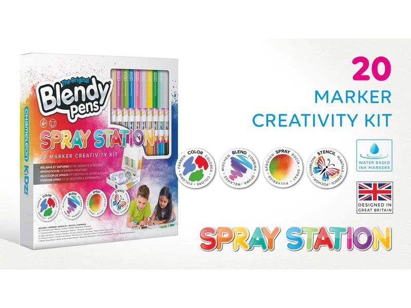 Chameleon Airbrush-Pustestifte Spray Station 20 Stifte
