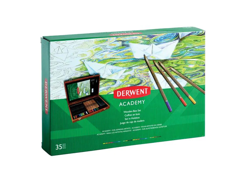 Derwent Malstiftebox  Academy 35-teilig