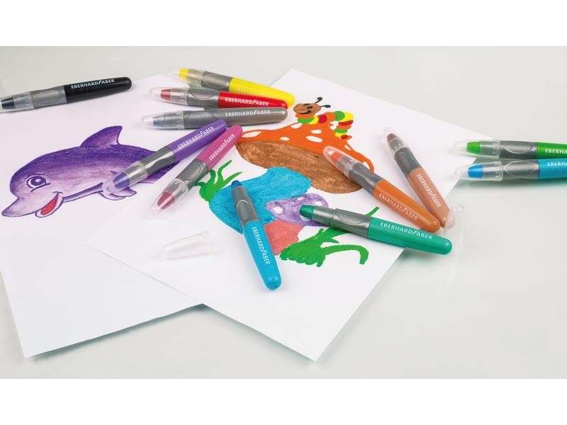 Eberhard Faber Gelmalstifte Basic, 6 Stück