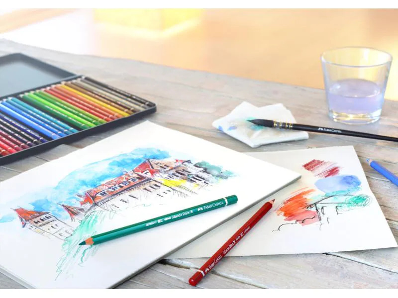 Faber-Castell Aquarellfarbstifte Albrecht Dürer 120er Holzkoffer