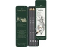 Faber-Castell Bleistift Graphite 5 Stück im Metalletui