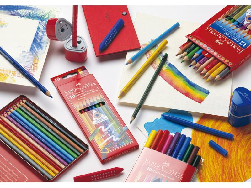 Faber-Castell Farbstifte Colour Grip erasable 10er Kartonetui