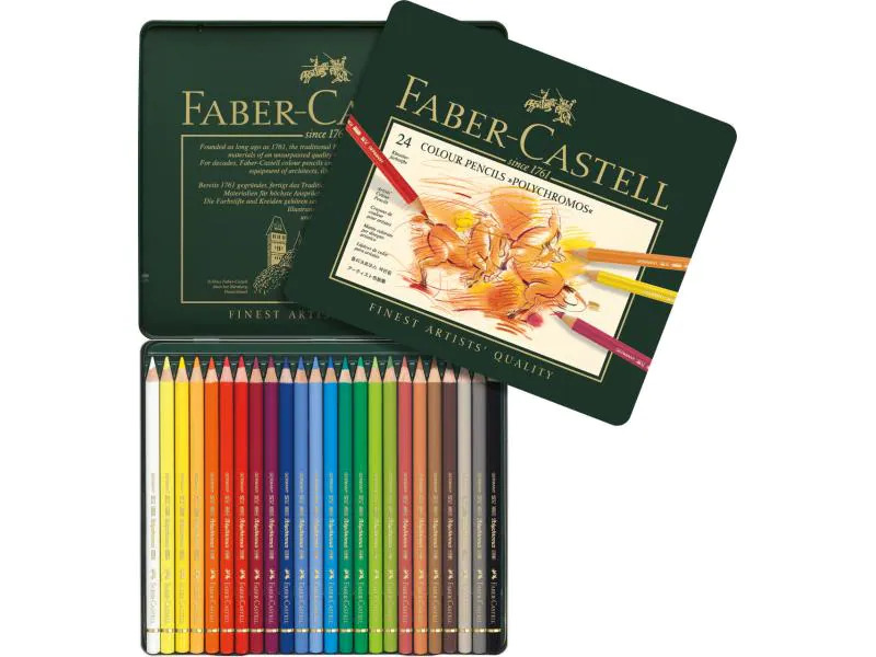 Faber-Castell Farbstifte Polychromos 24er Metalletui