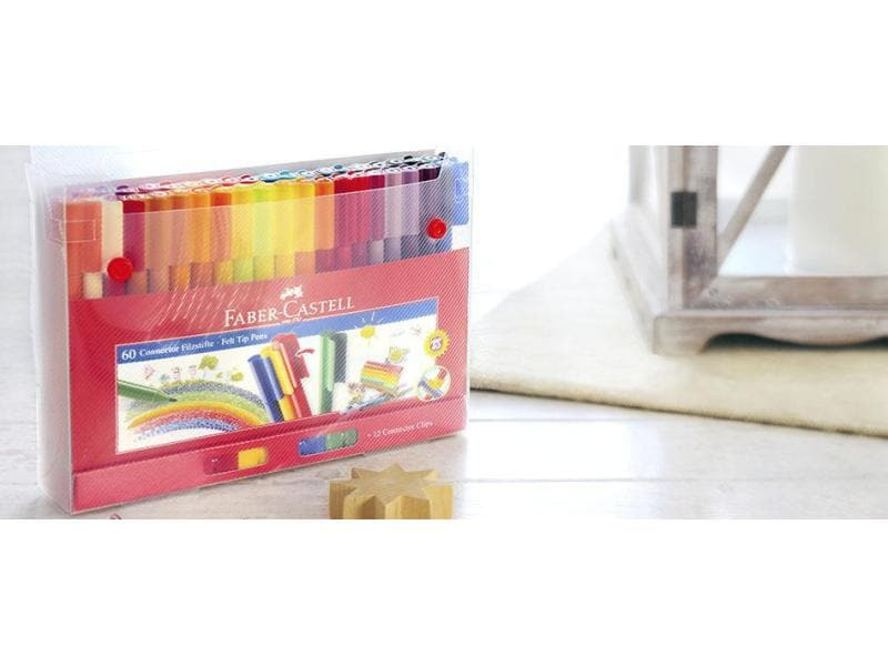 Faber-Castell Fasermaler Connector 60 Stück