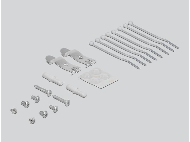 Delock Gehäuse Keystone Patchpanel 8 Port grau