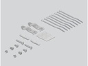 Delock Gehäuse Keystone Patchpanel 8 Port grau