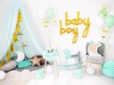 Partydeco Folienballon Baby 73.5 x 75.5 cm Gold, 1 Stück