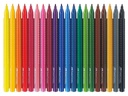 Faber-Castell Fasermaler Grip Colour Marker 20er Kunststoffetui