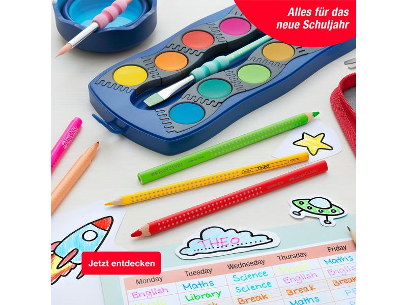 Faber-Castell Fasermaler Grip Colour Marker 30 Stück