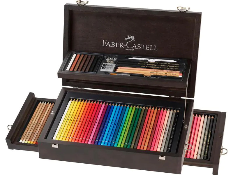 Faber-Castell Malstiftebox  Art &amp; Graphic Collection Dunkelbraun