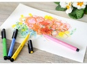 Faber-Castell Tuschestift Pitt Artist Pen 12er Etui Pastell