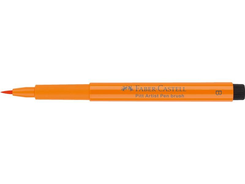 Faber-Castell Tuschestift Pitt Artist Pen B Lasurorange