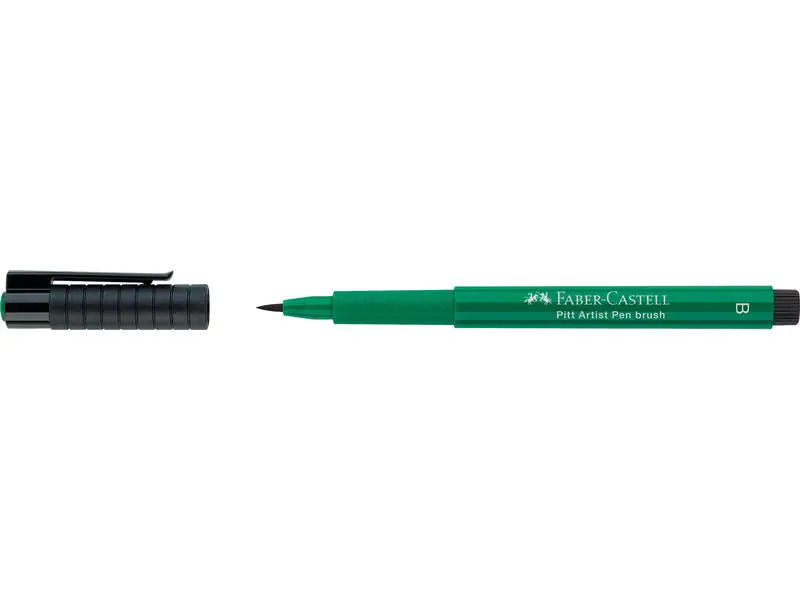 Faber-Castell Tuschestift Pitt Artist Pen B Phthalogrün Dunkel