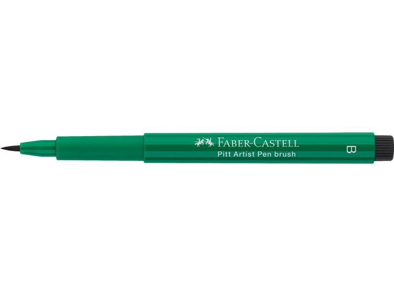 Faber-Castell Tuschestift Pitt Artist Pen B Phthalogrün Dunkel
