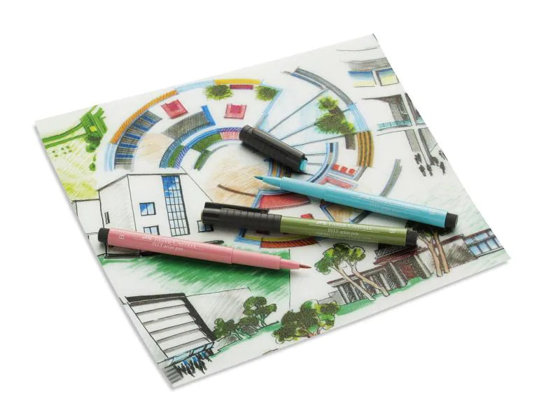 Faber-Castell Tuschestift Pitt Artist Pen Landscape 6er Etui