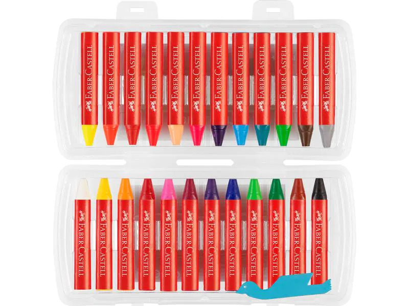Faber-Castell Wachsmalkreide JUMBO 24-teilig