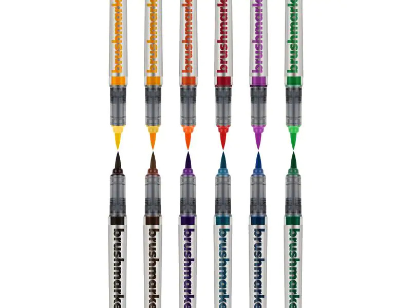 Karin Fasermaler Brushpen Junior 27C10 Basic Clolours