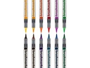 Karin Fasermaler Brushpen Junior 27C10 Basic Clolours