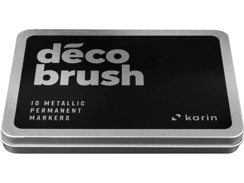 Karin Fasermaler Brushpen Metallic 28Z1 Metallfarben